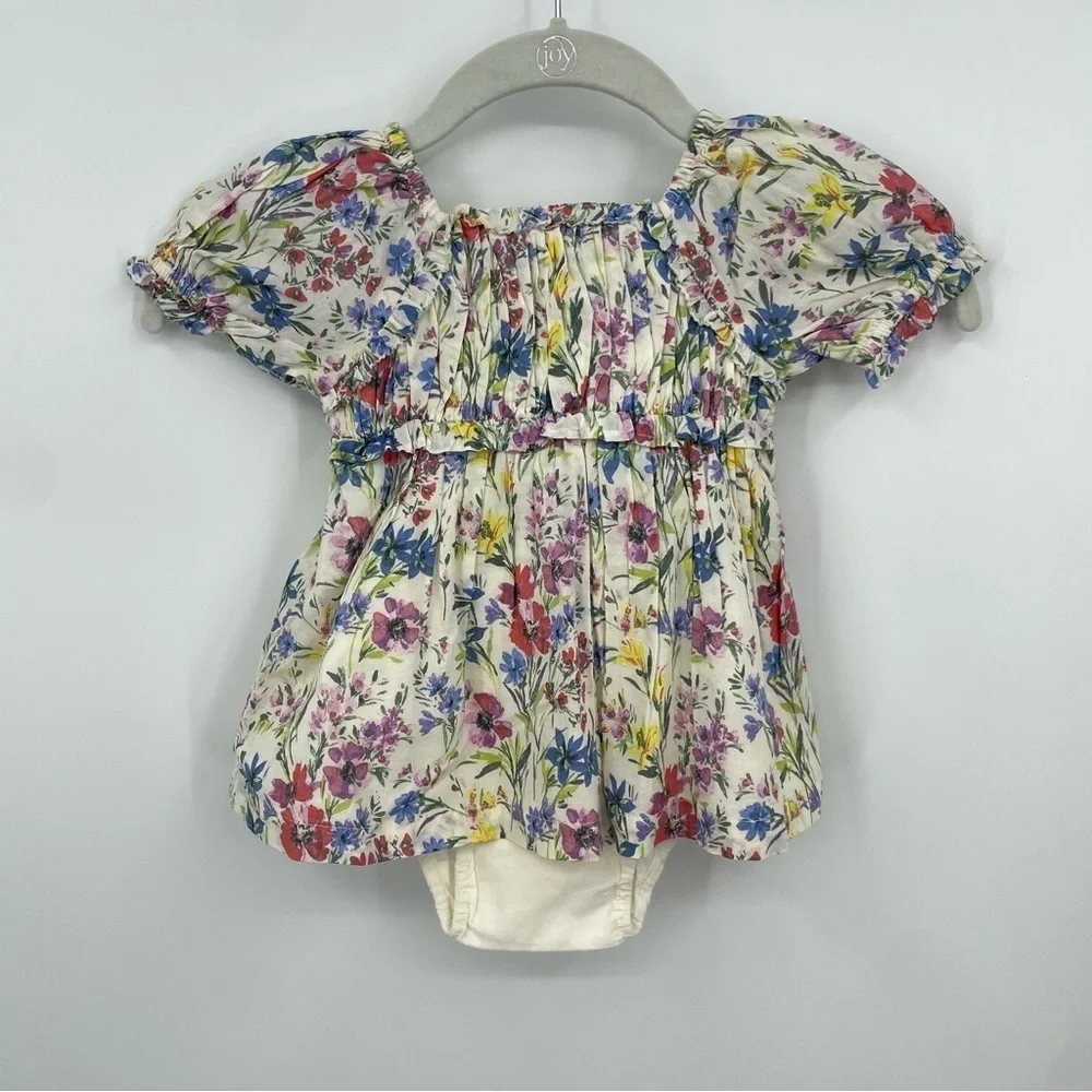 NWT Gap babyGap Puff Sleeve Dress 3-6 months baby girl